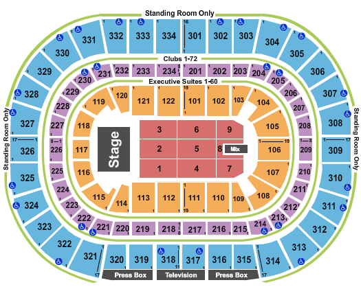 United Center Paul McCartney Seating Chart